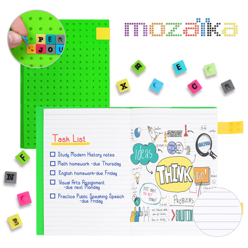 WAFF Mozaika Journal Combo with Pins (Large)