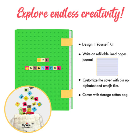 WAFF Mozaika Journal Combo with Pins (Large)