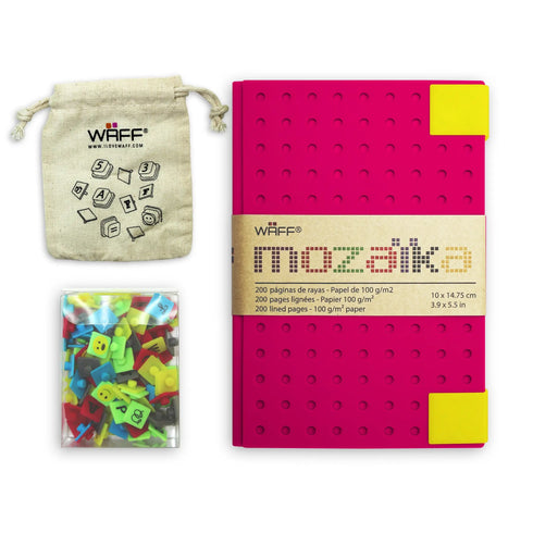 WAFF Mozaika Journal Combo with Pins (Medium) WAFF World Gifts Inc.
