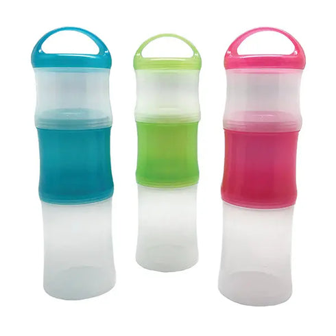 3 in 1 Portable Snack Container for On-the-Go (1pc) WAFF World Gifts Inc.