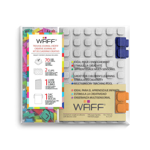 WAFF Glitter Combo - Silver Medium custom writing journal