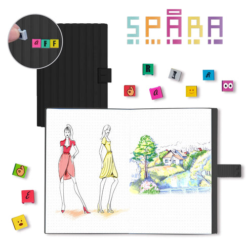 WAFF Spara with Slides Kit (Medium) Notebook (4" x 5.75") WAFF World Gifts Inc. World Gifts Inc.