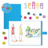 Personalized Notebook WAFF Soft silicone cover (5.75" x 8.25") 200 Dotted Pages Aqua
