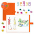 Personalized Notebook WAFF Soft silicone cover (5.75" x 8.25") 200 Dotted Pages Orange