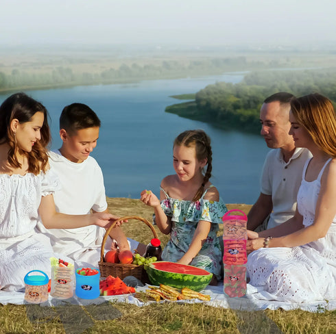 3 in 1 Portable Snack Container for On-the-Go (1pc) WAFF World Gifts Inc.