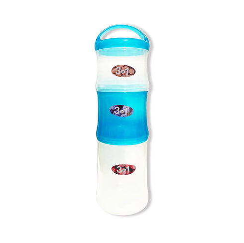 3 in 1 Portable Snack Container for On-the-Go (1pc) WAFF World Gifts Inc.