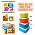 Tropical Stackable Meal Containers (4pcs)