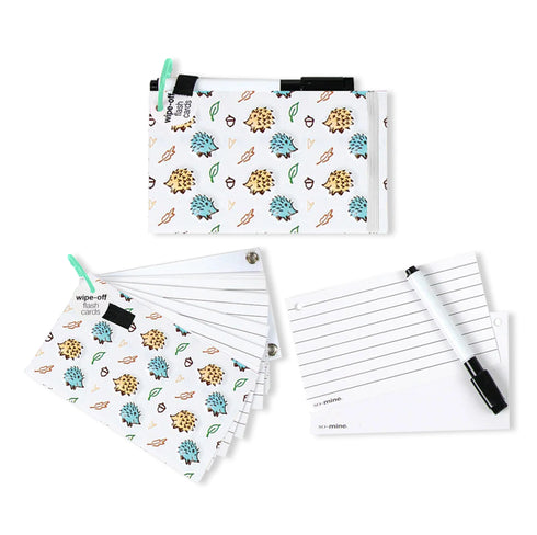 Hedgehog Dry and Erase Flash Cards WAFF World Gifts Inc.
