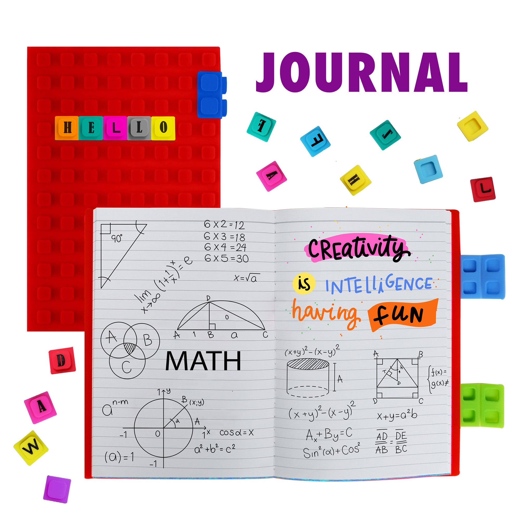 WAFF Journal Combo Kit - Red/Large