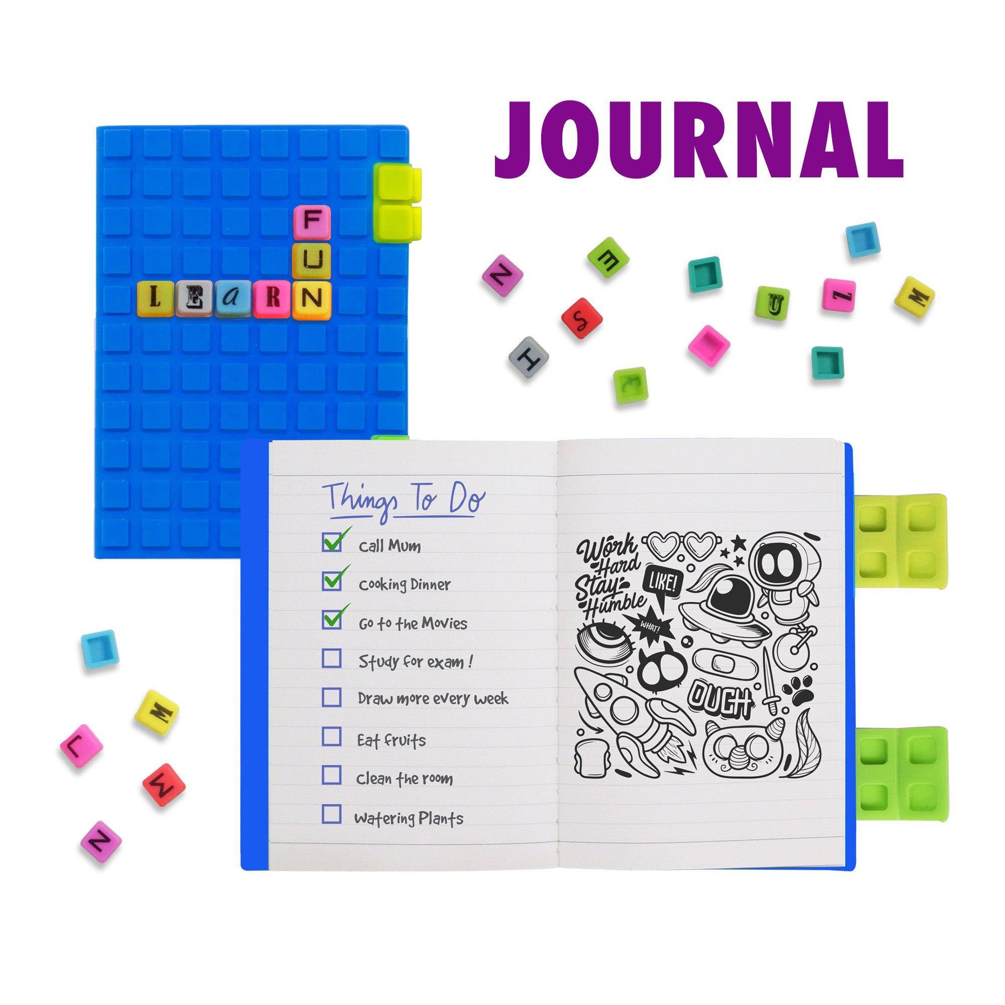 WAFF Journal Combo Kit - Blue / Mini