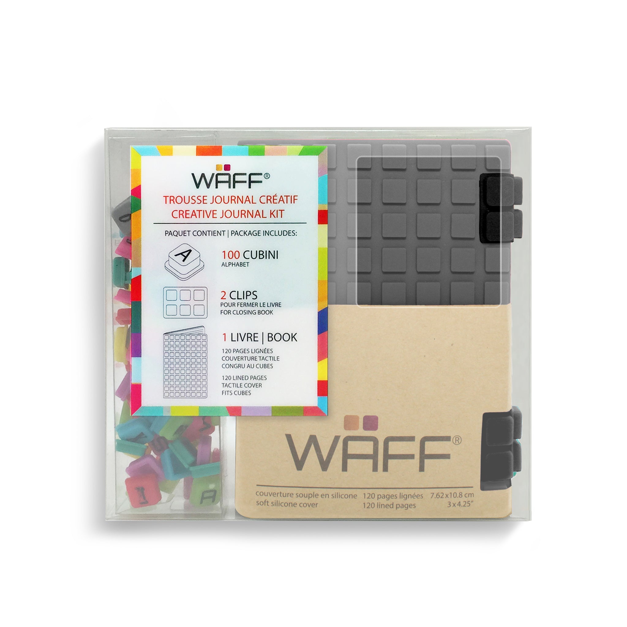 WAFF Journal Combo Kit - Mini Grey