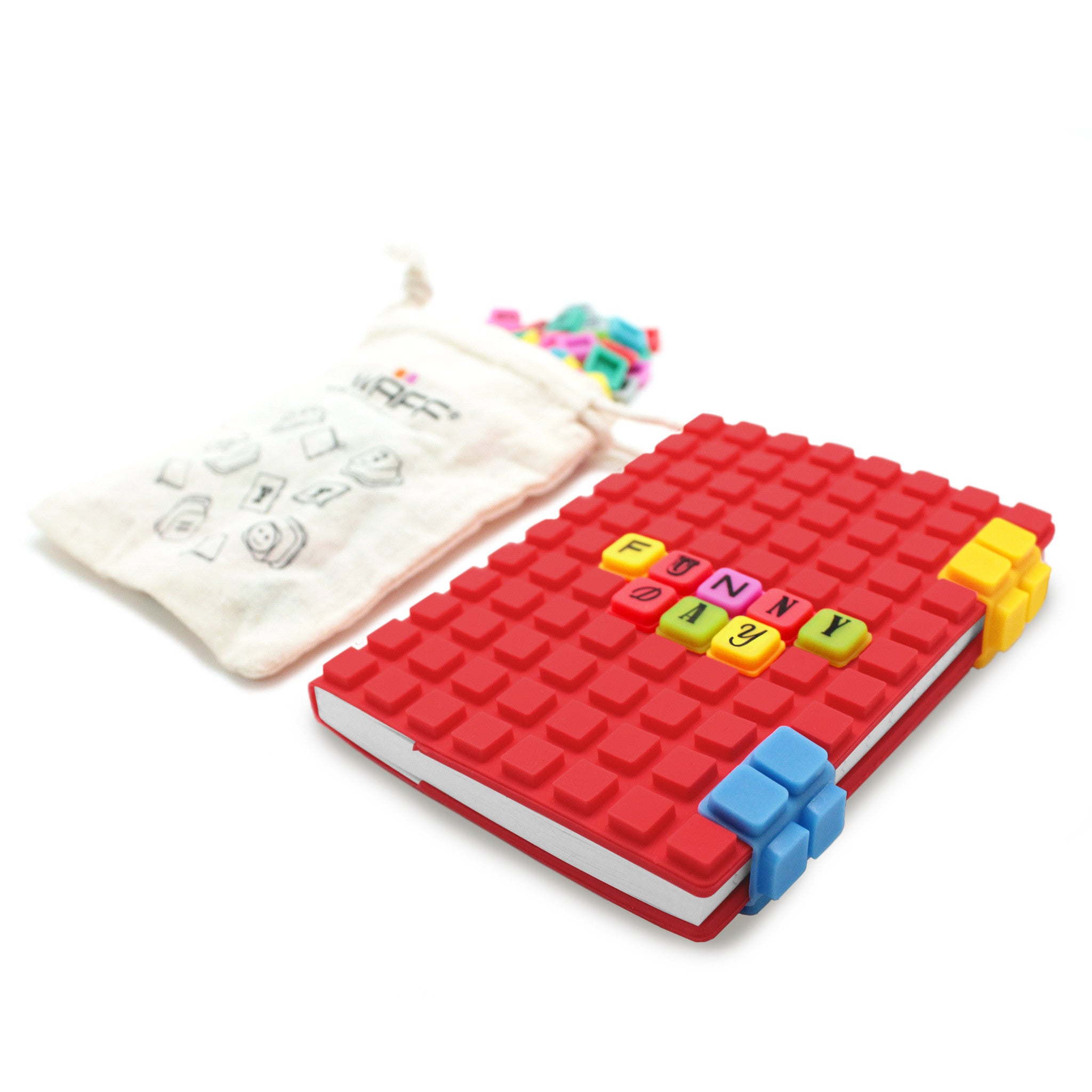 WAFF Journal Combo Kit - Red / Mini - WAFF World Gifts Inc.