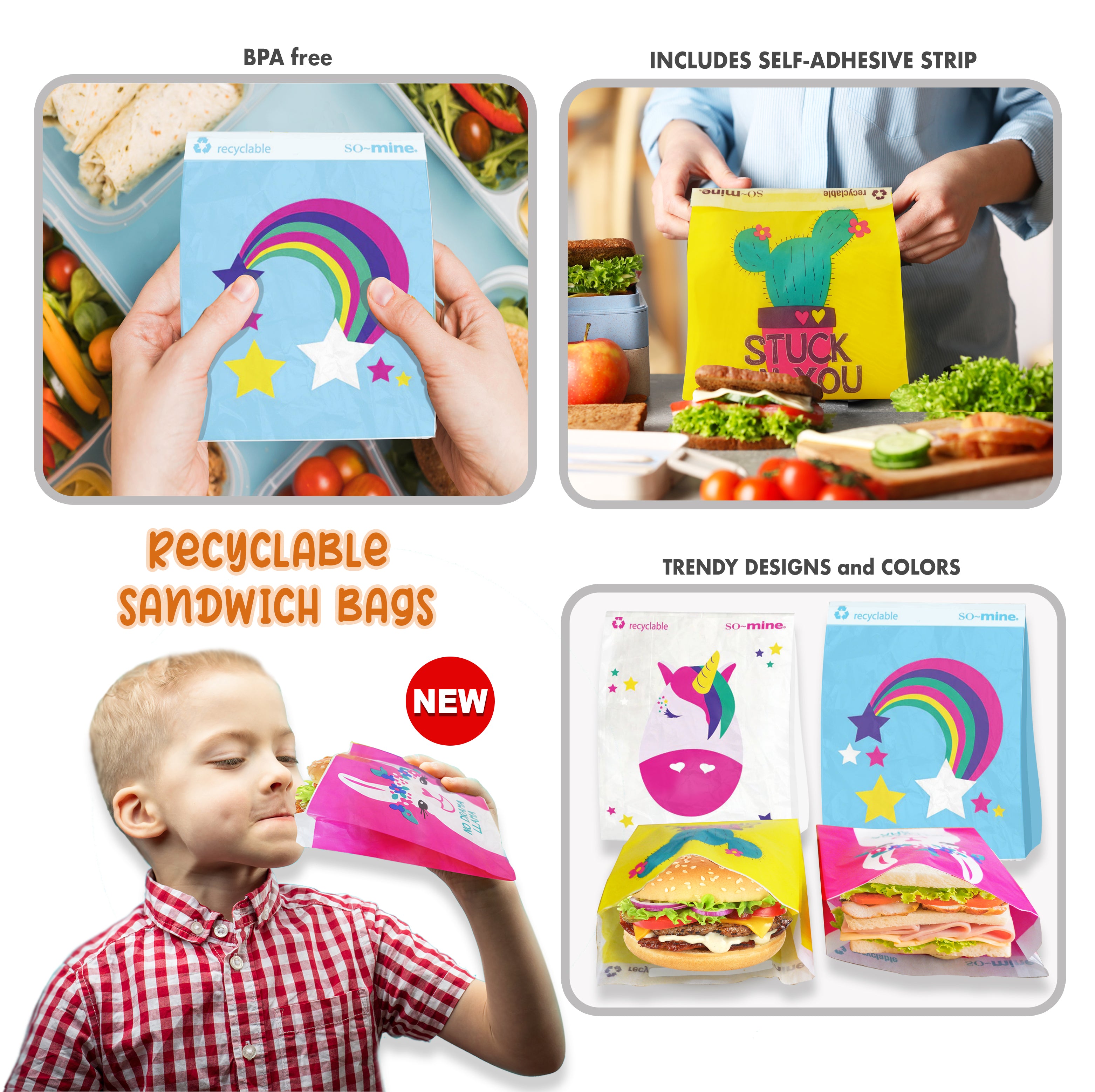 Recyclable Sandwich Bags