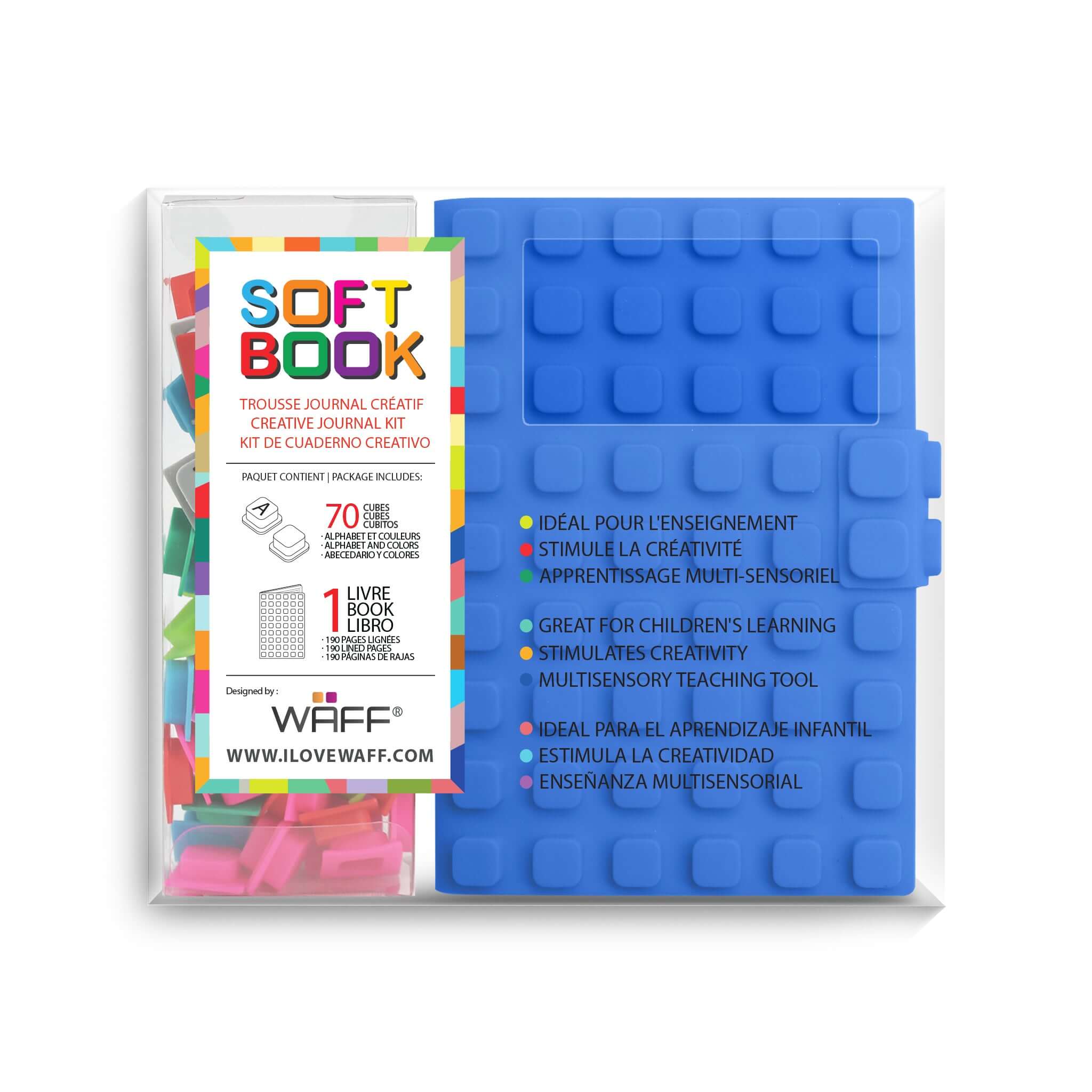 custom journals Soft Book Combo - Blue Medium
