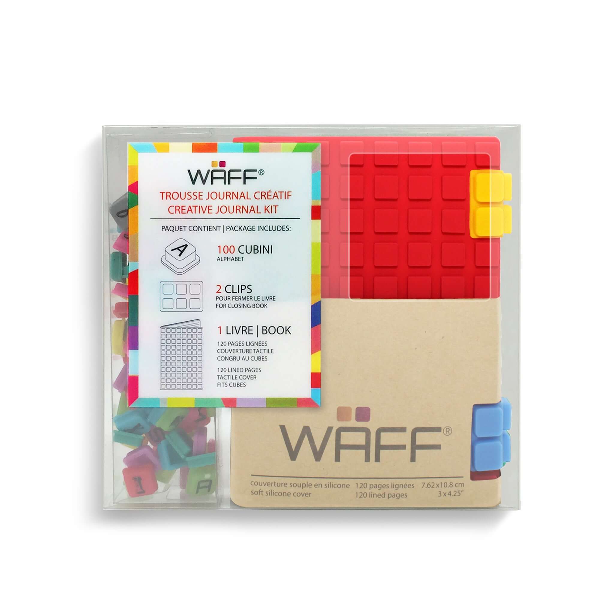 WAFFWorld custom training Journal Combo Kit - Red  Mini